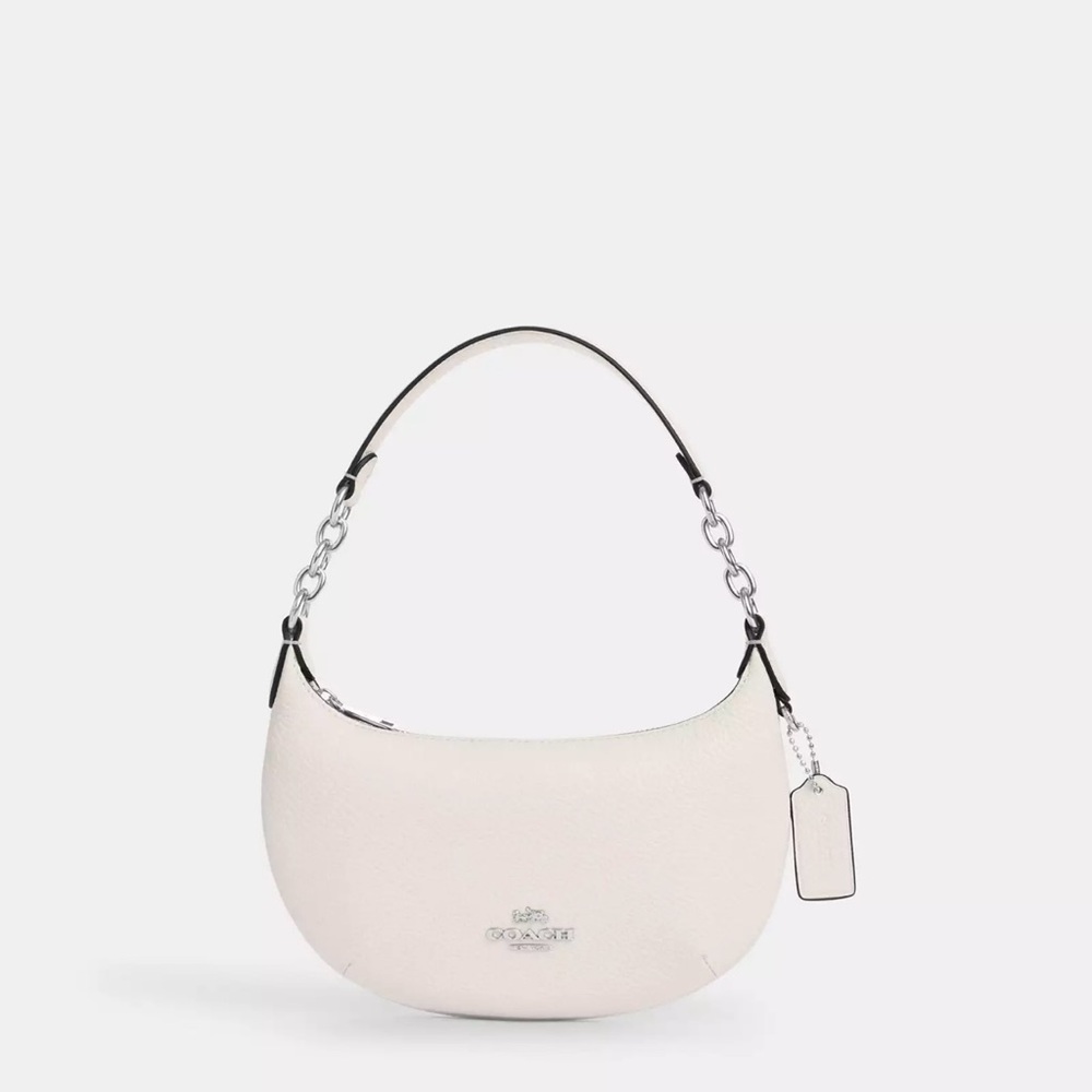 Coach Mini Payton Bag White with Silver Hardware